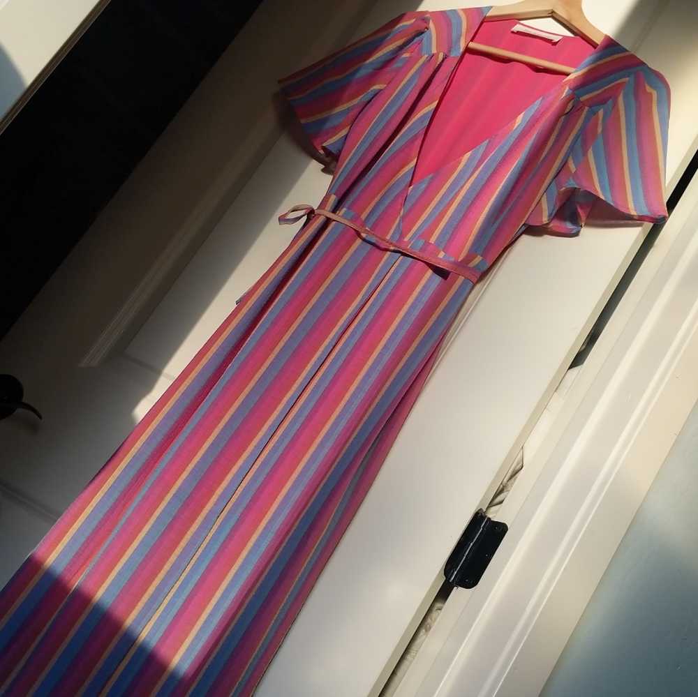 LAST CHANCE Gorgeous Rainbow Wrap Maxi